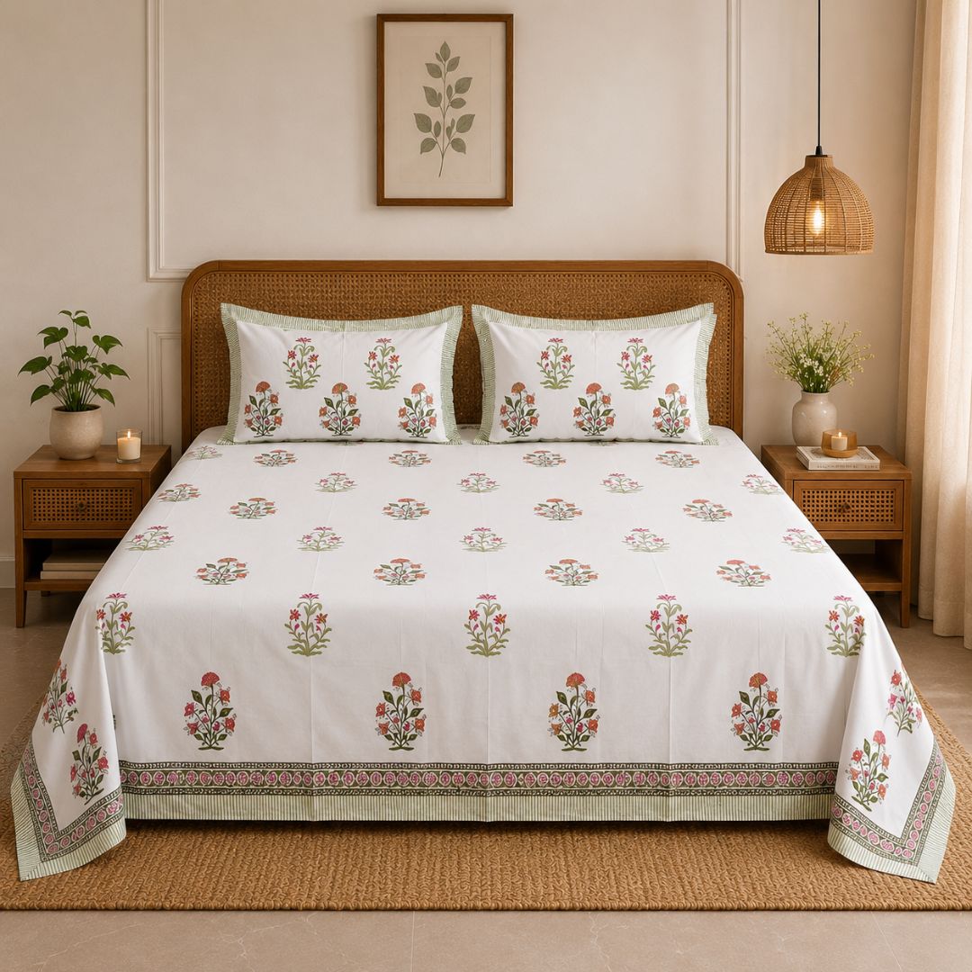 Bela Angan Bedsheet With 2 Pillow Cover