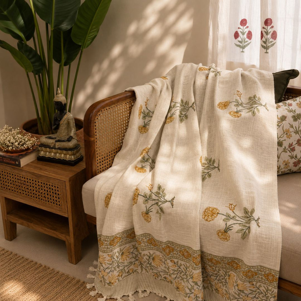 Sunkissed Bloom Sofa Throw