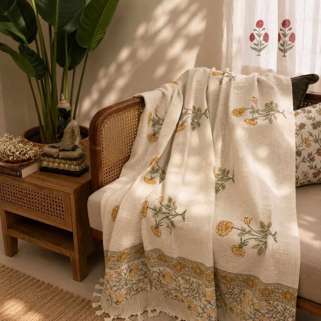Sunkissed Bloom Sofa Throw