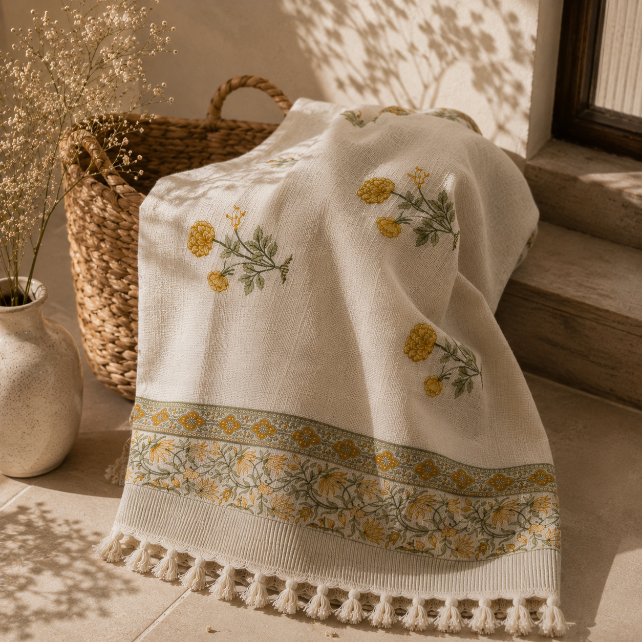 Sunkissed Bloom Sofa Throw