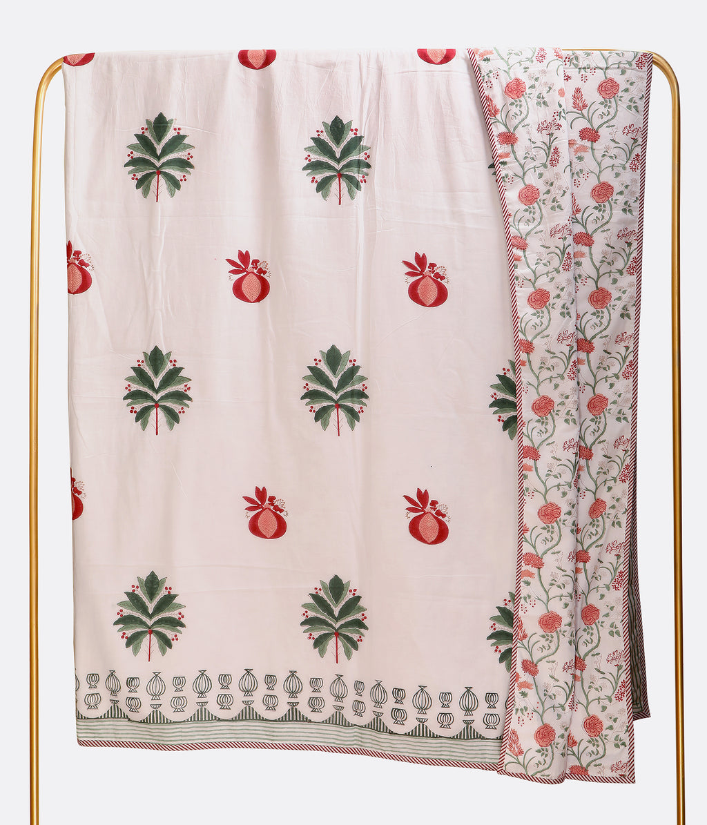 Gul-E-Anar Flannel Dohar King