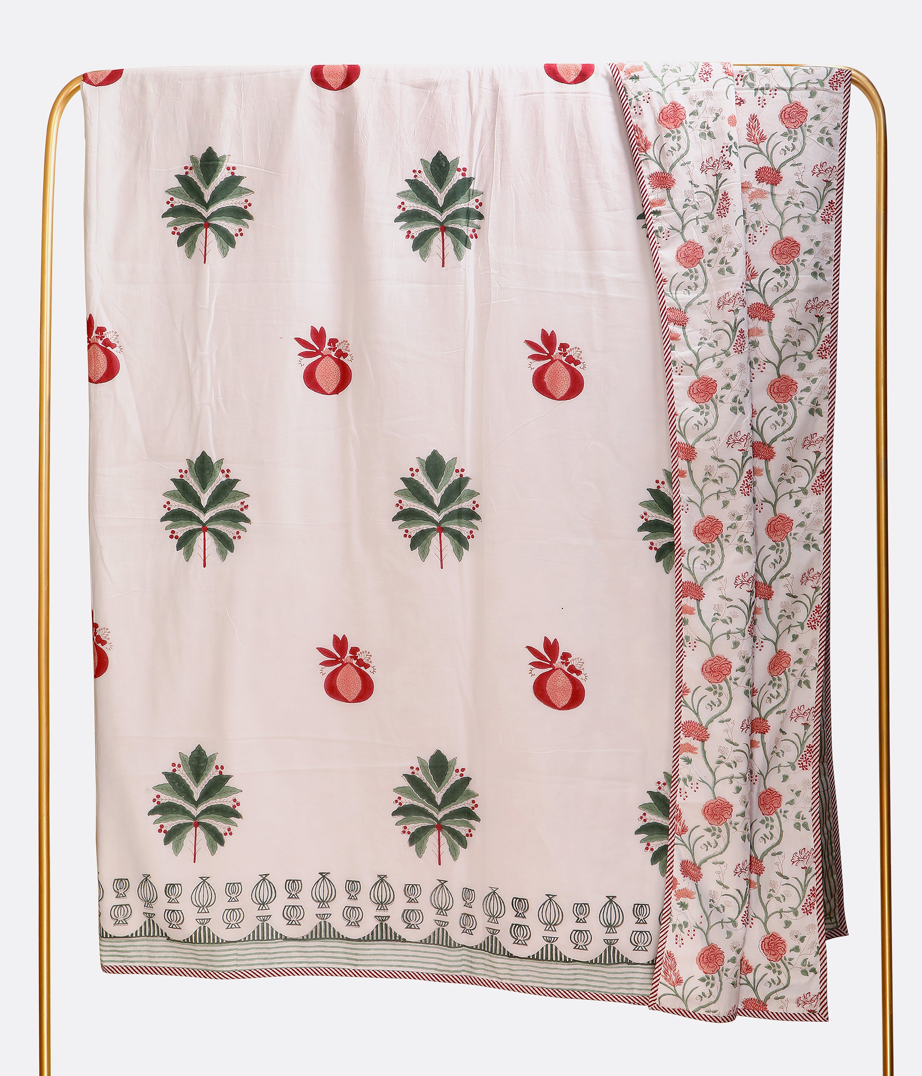 Gul-E-Anar Flannel Dohar King