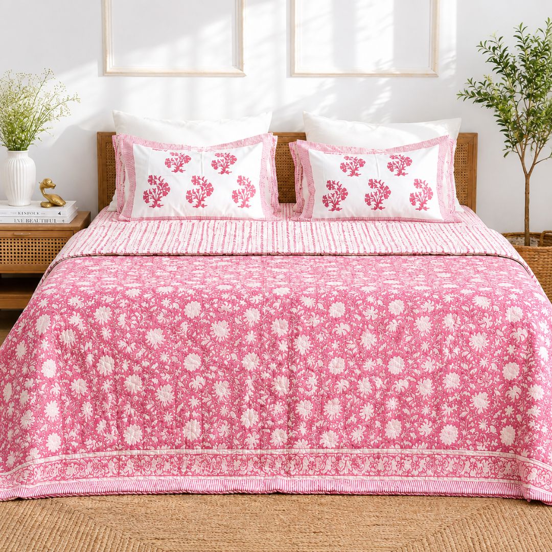 Fuschia Bloom Quilt