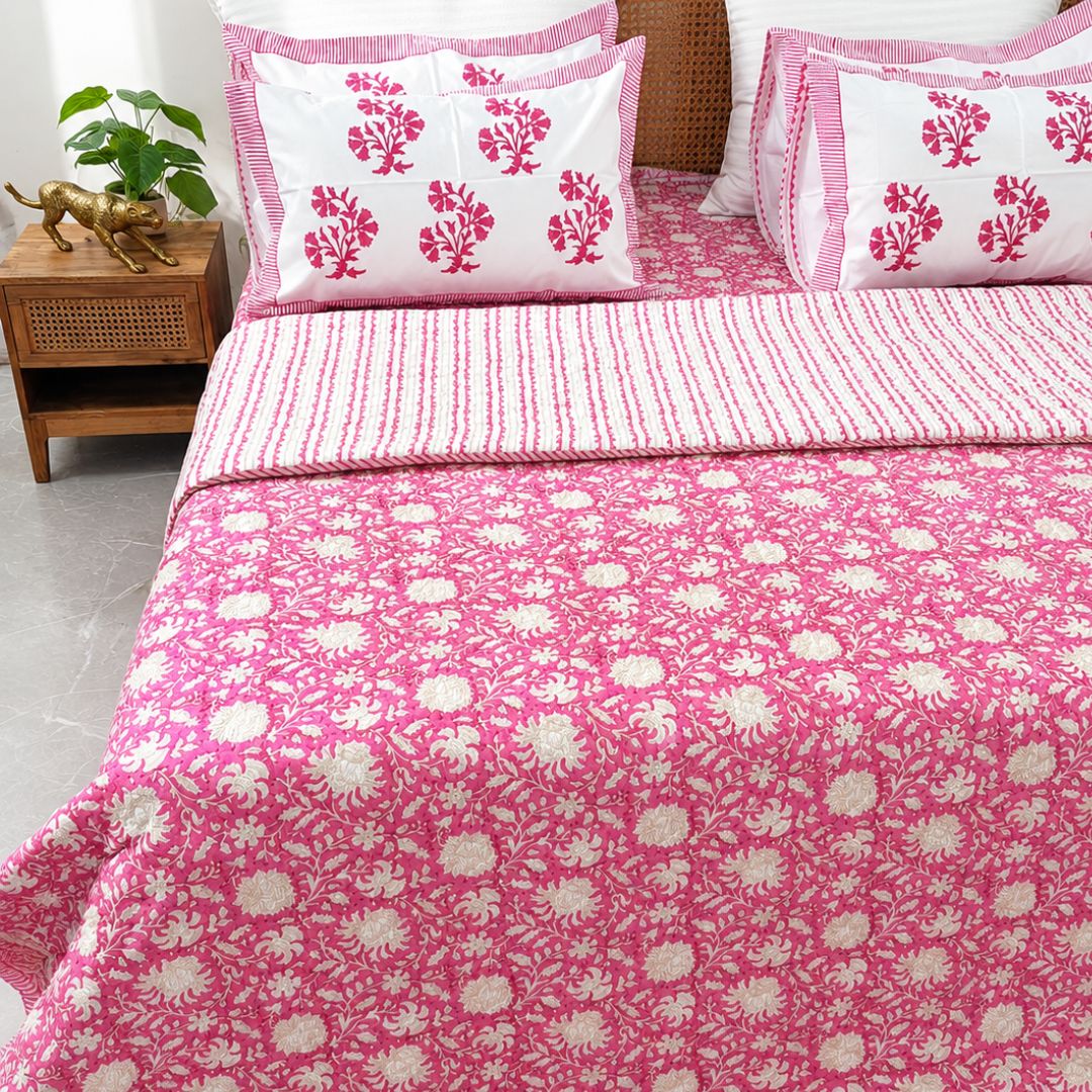 Fuschia Bloom Quilt