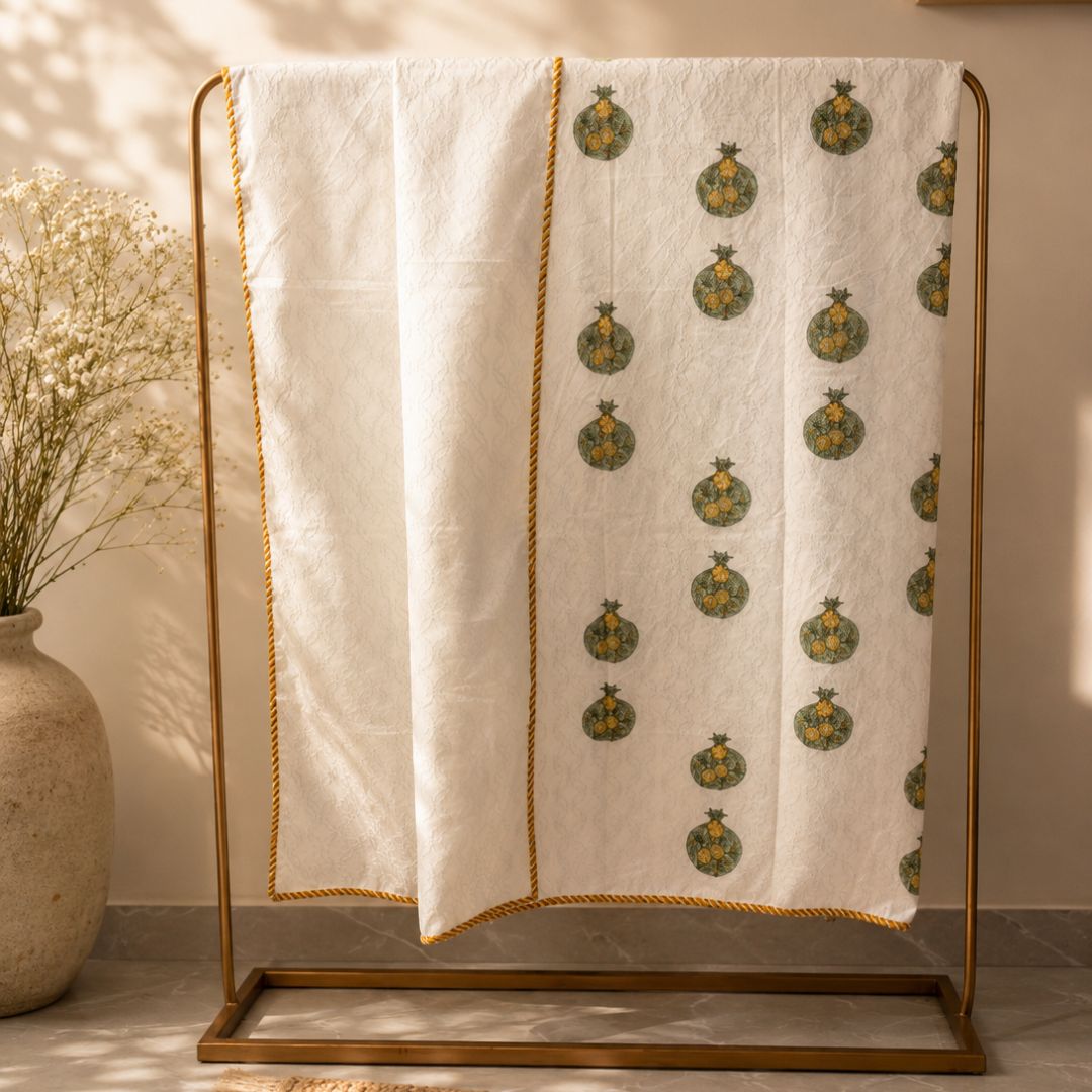 Bagh-e-Anaar Bedsheet With 2 Pillow Cover