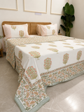 Gulmohar Bloom Flannel Dohar King