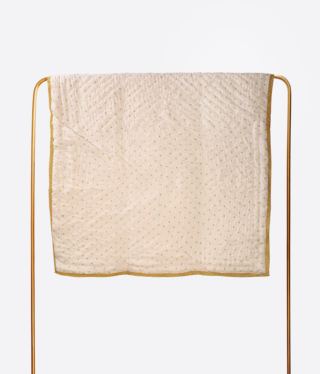 Little Safari Handblock Baby Quilt