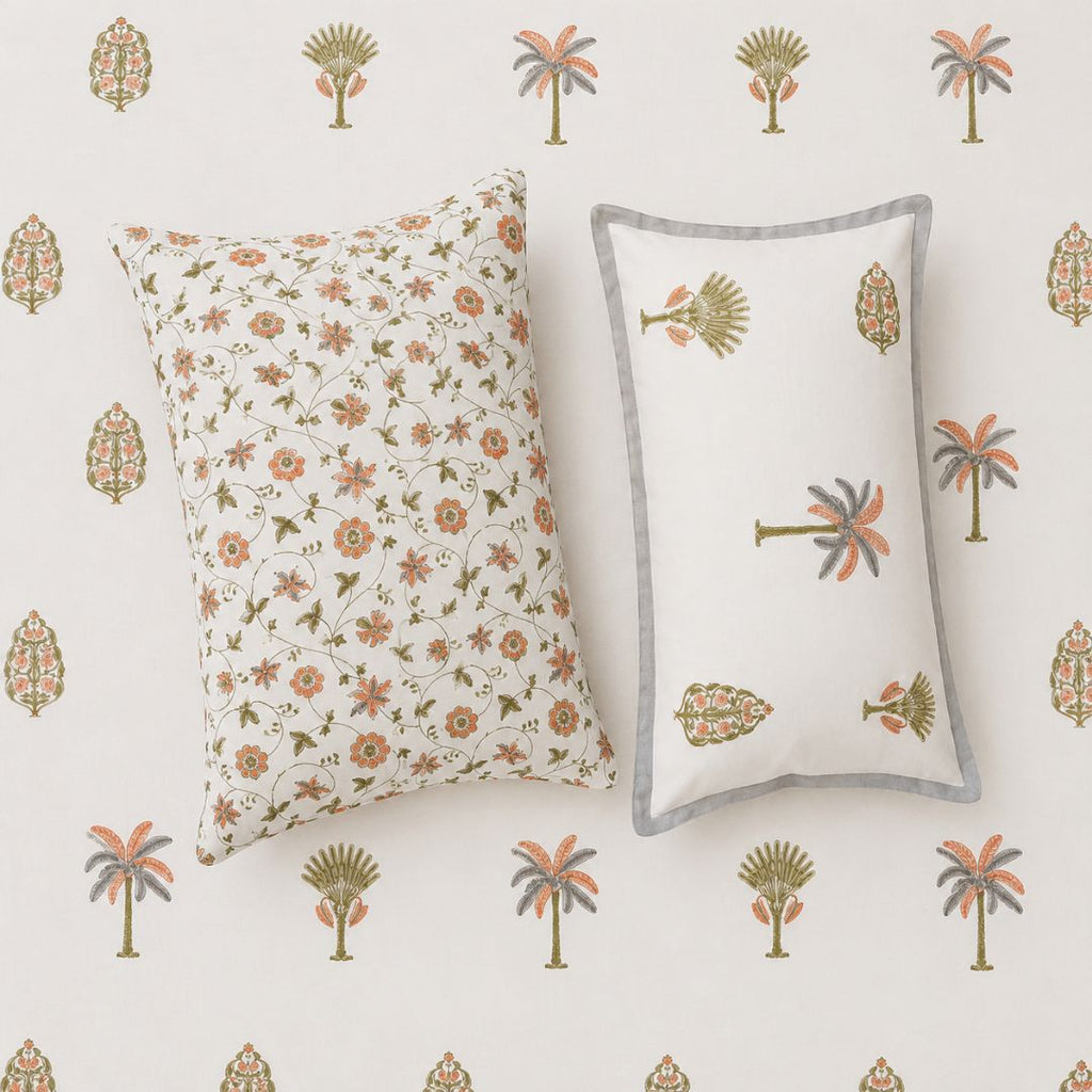 Gulistan Grove Bedsheet With 2 Pillow Cover