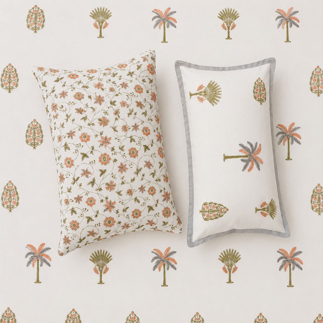 Gulistan Grove Bedsheet With 2 Pillow Cover