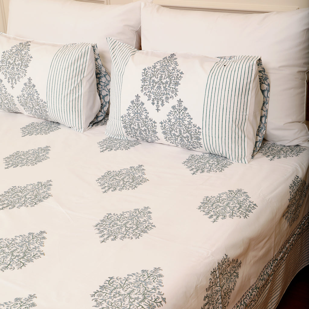 Ekaara Super King bedsheet with 2 pillow cover