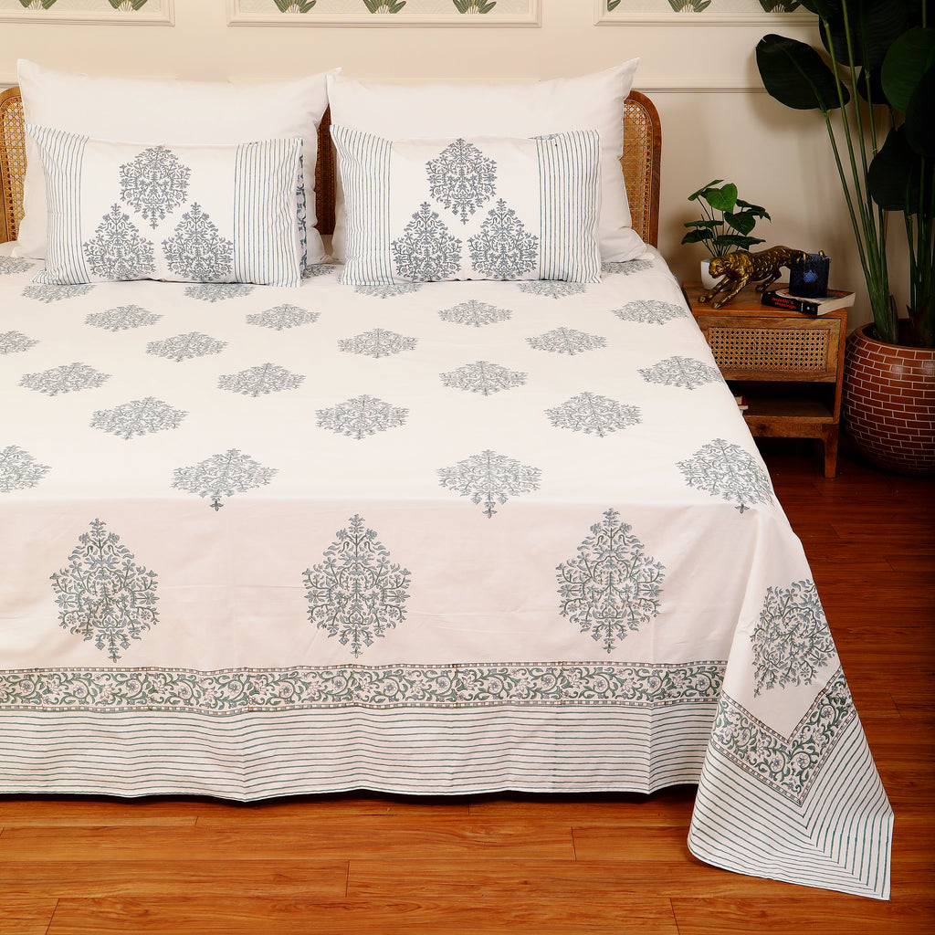 Ekaara Super King bedsheet with 2 pillow cover