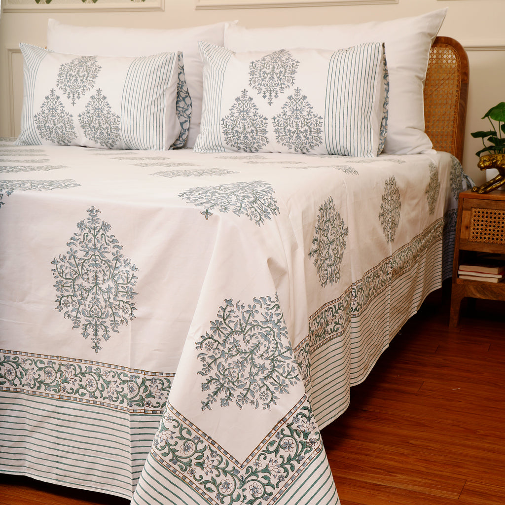 Ekaara Super King bedsheet with 2 pillow cover