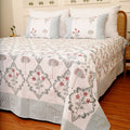 Jahanara Bedsheet King size Bedsheet with 2 pillow cover
