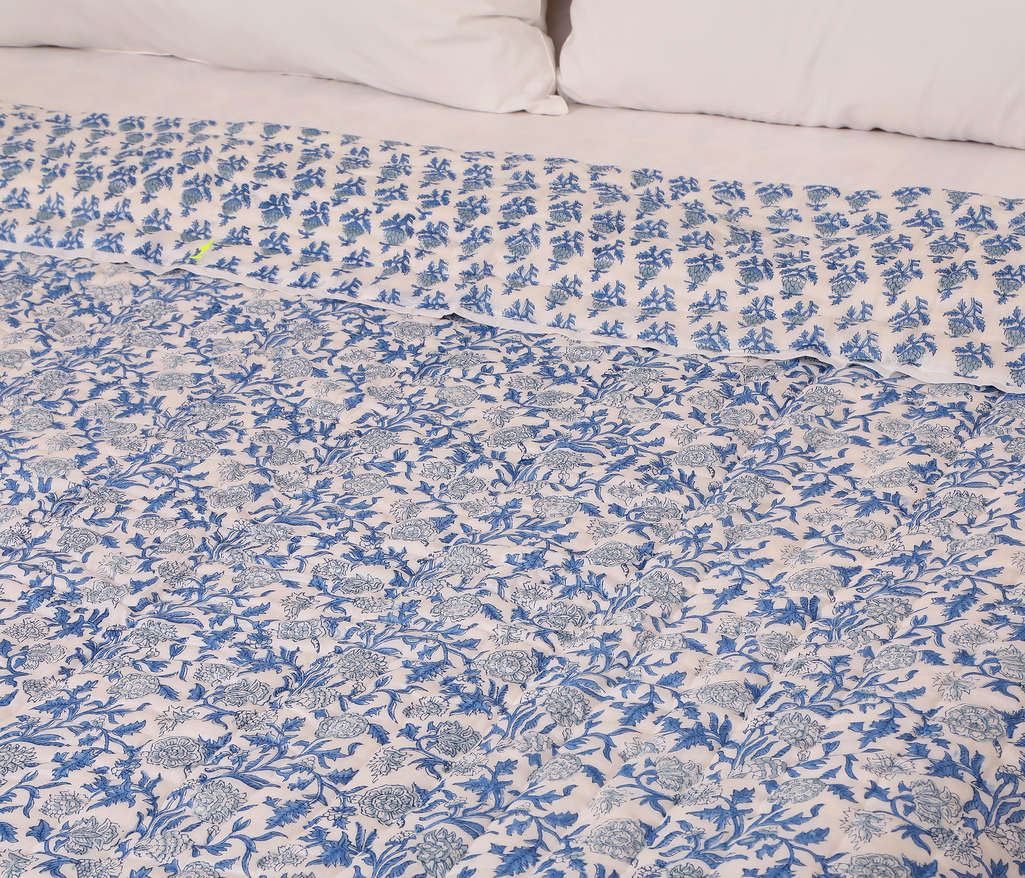 Bluejaal Handblock King Size Quilt