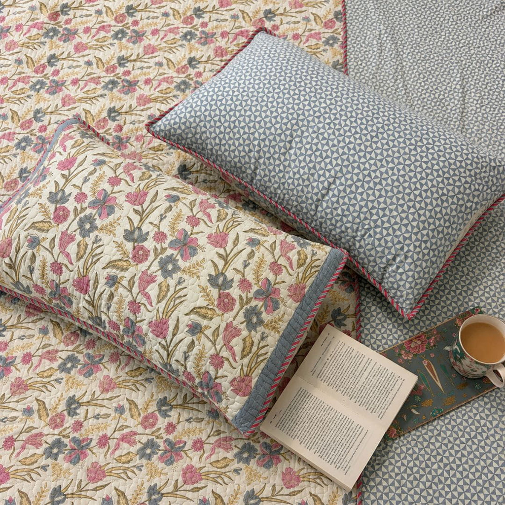 Pushpavali Quilted Bedcover