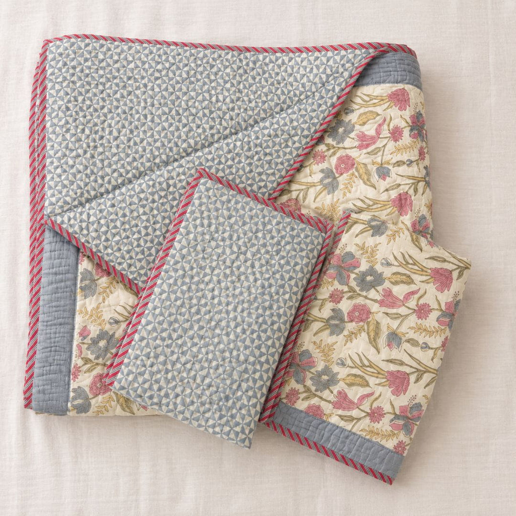 Pushpavali Quilted Bedcover