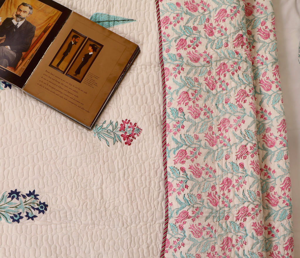 Jaipur Darbar Quilted bedcover king