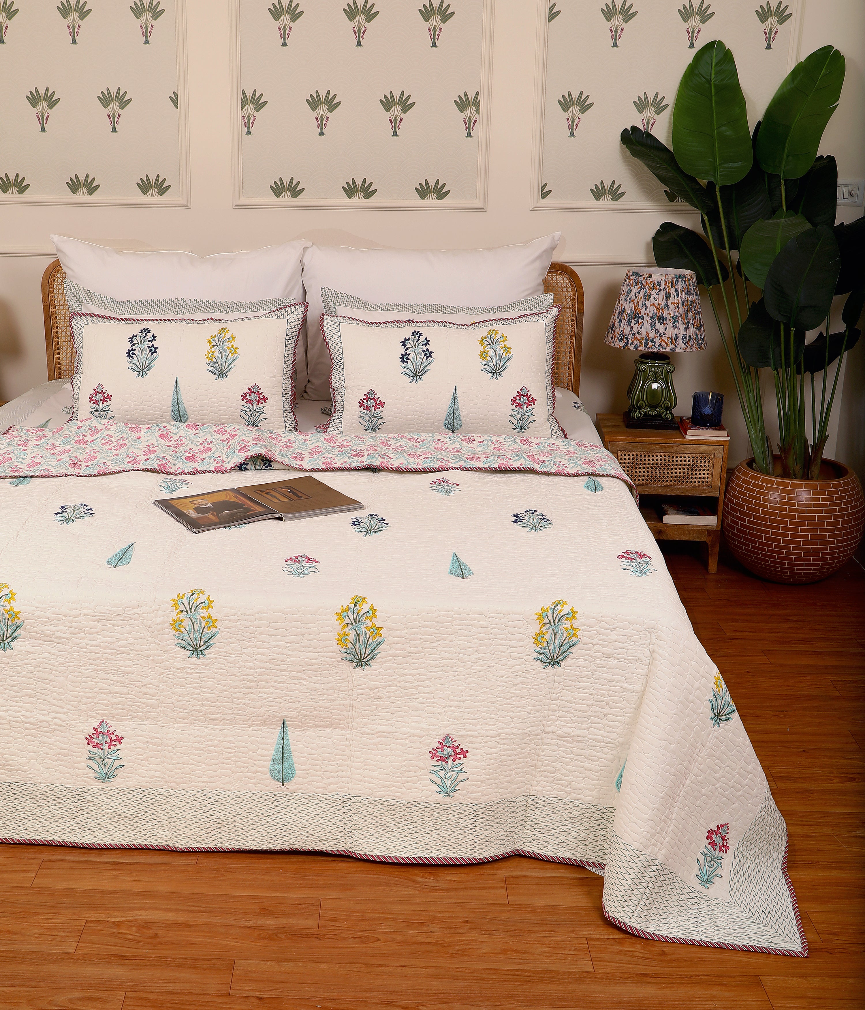 Jaipur Darbar Quilted bedcover king
