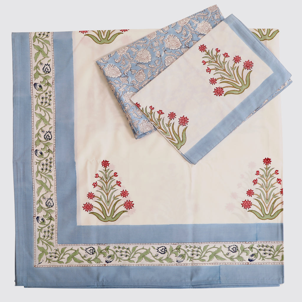Zareen-e-Gul Super king size bedsheet with 2 pillow cover