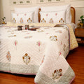 Floral Mist Handblock King Size Quilt