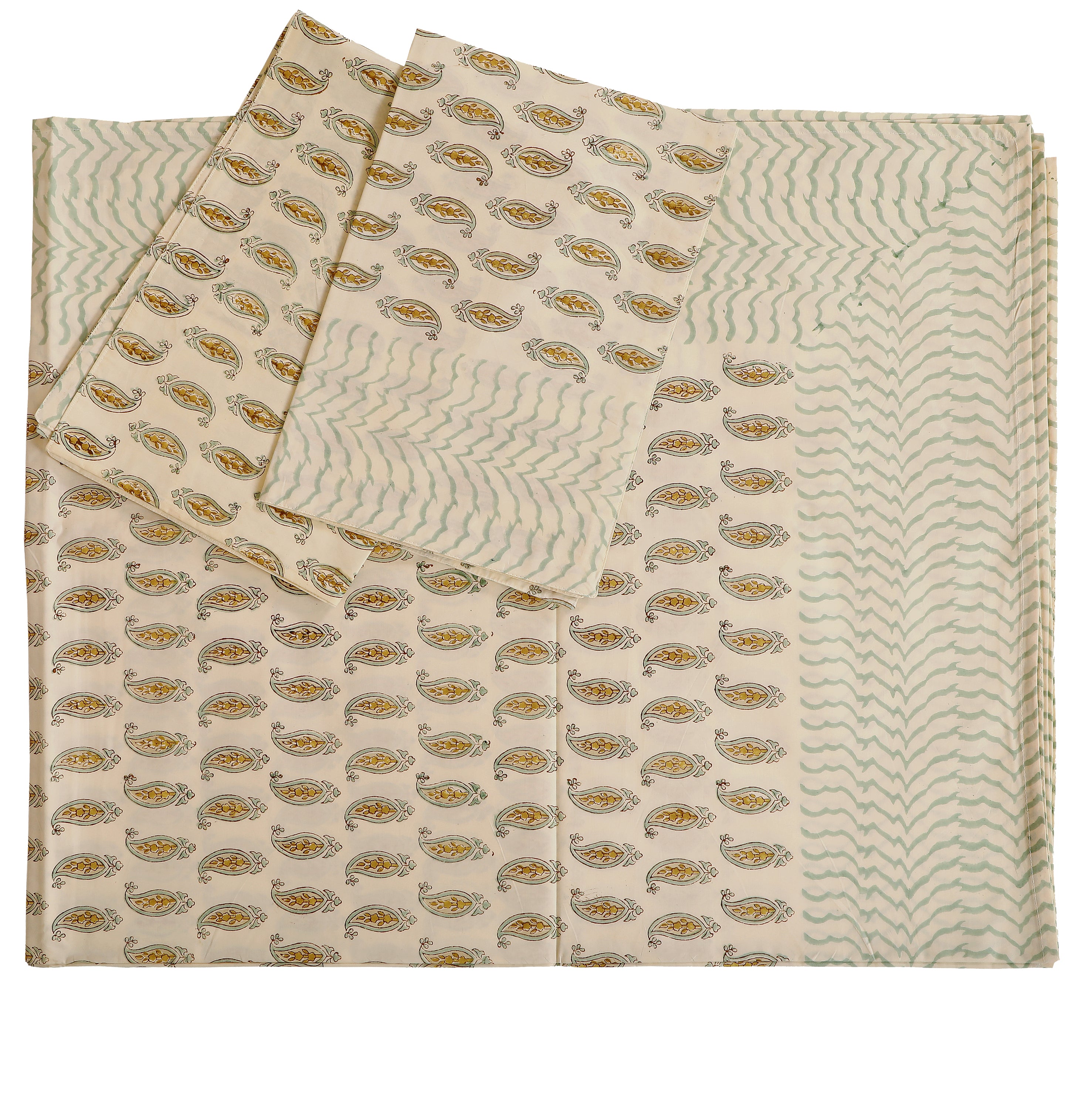 Paisley Jaal Bedsheet King size Bedsheet with 2 pillow cover