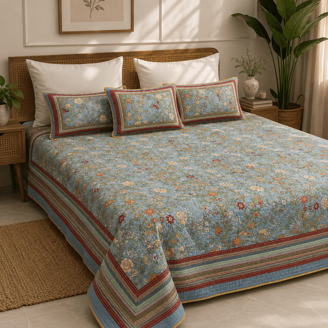 Firdaus Quilted Bedcover Set Of 5