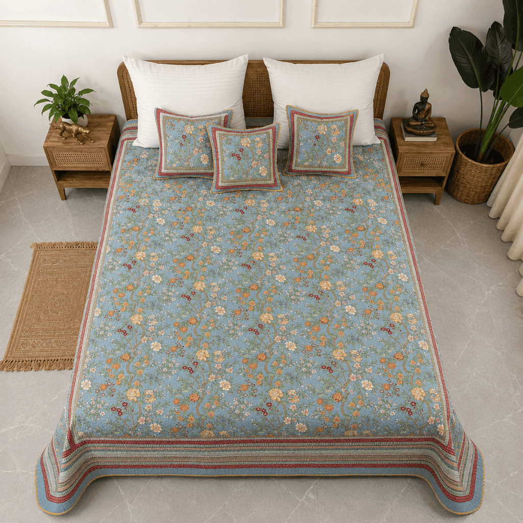 Firdaus Quilted Bedcover Set Of 5