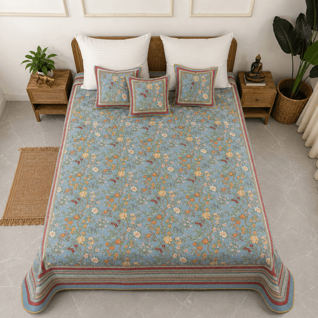 Firdaus Quilted Bedcover Set Of 5