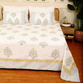 Kanak Bedsheet King size Bedsheet with 2 pillow cover