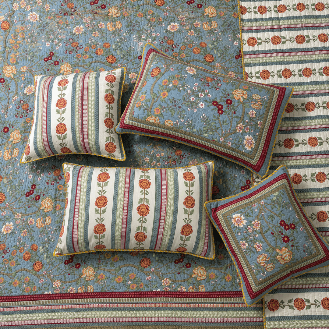 Firdaus Quilted Bedcover Set Of 5