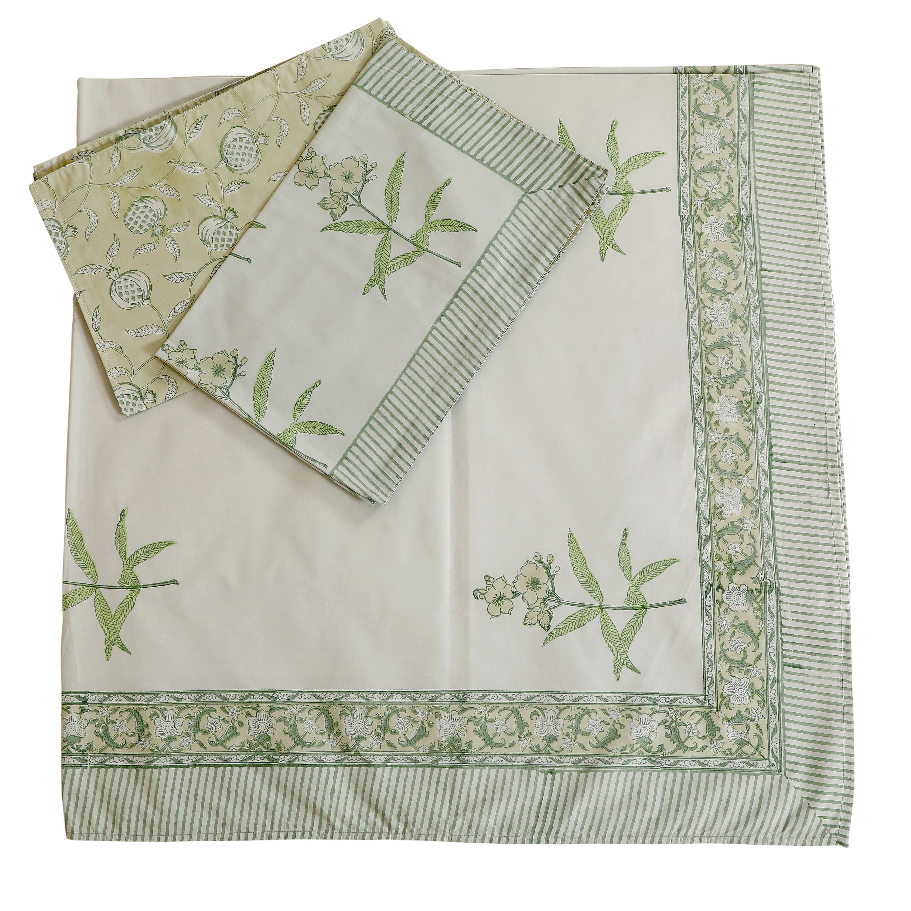 Viridiya Super king size bedsheet with 2 pillow cover