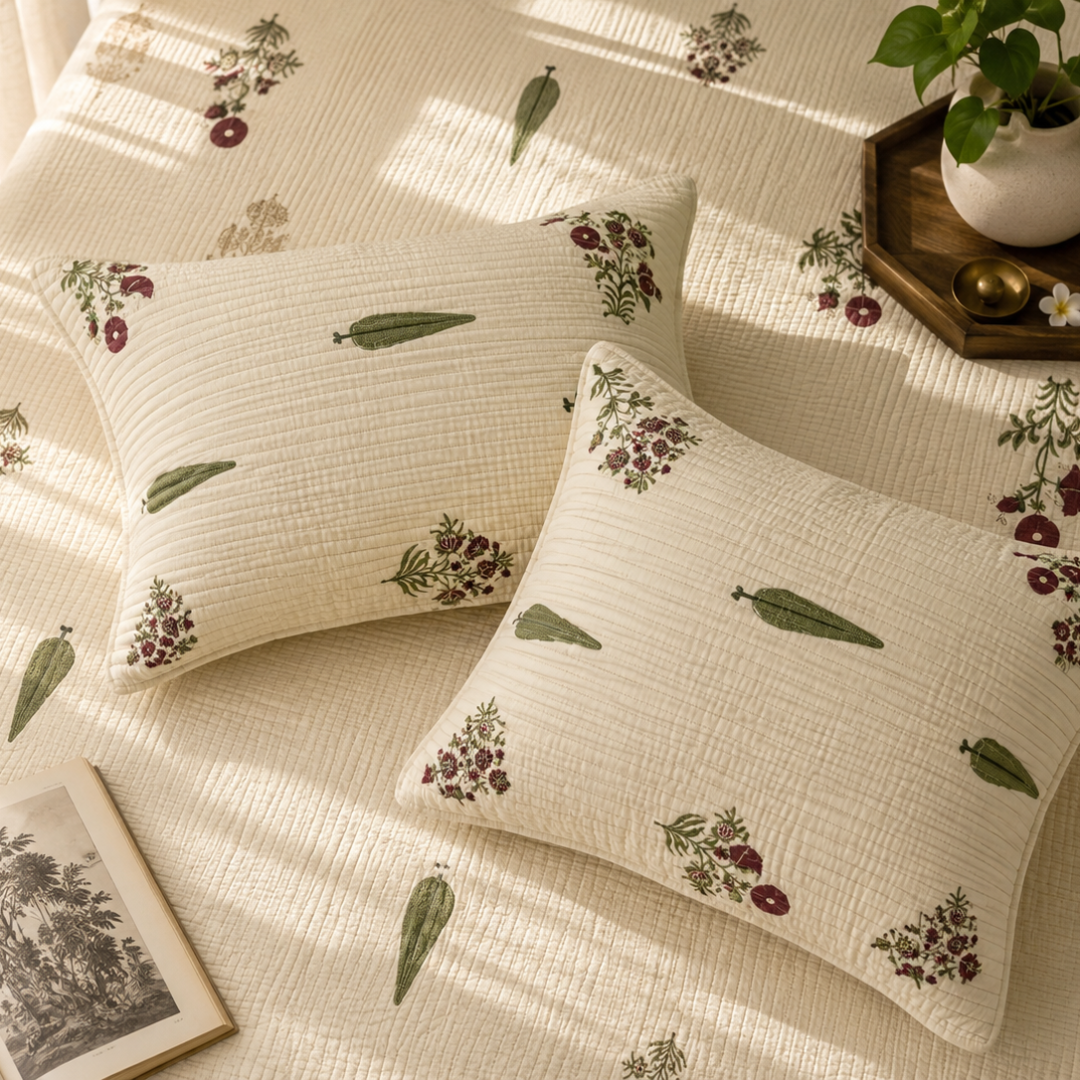 Bagh-e-Sarv Premium Quilted Bedcover king