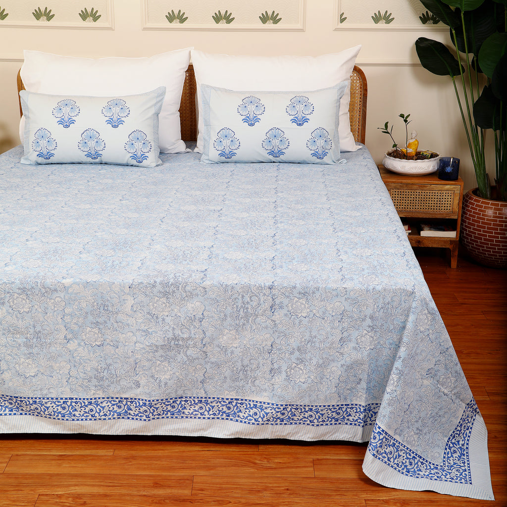 Blue Haze Super King size with 2 pillow cover