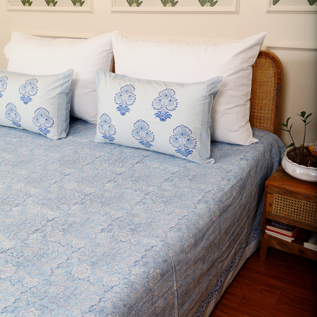 Blue Haze Super King size with 2 pillow cover