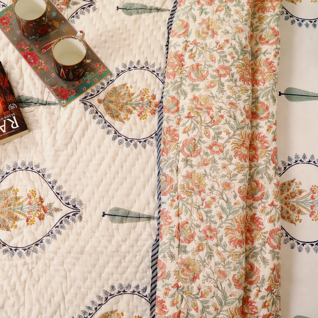 Jannat-e- Gul Quilt Single
