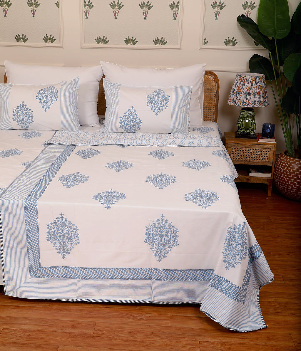 Powder Bloom Flannel Dohar Single Pair Set of 2