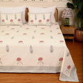 Ruby Woods Super king size bedsheet with 2 pillow cover