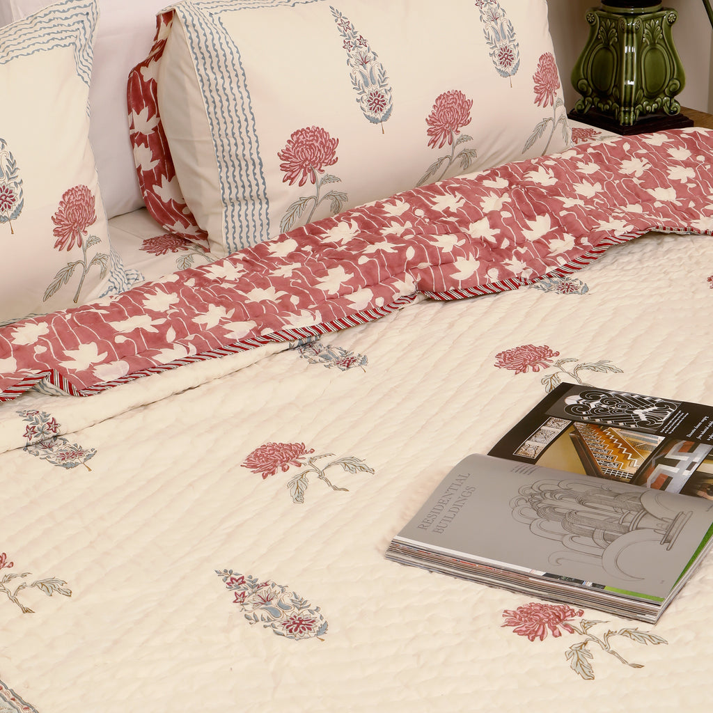 Ruby Wood Quilt Single