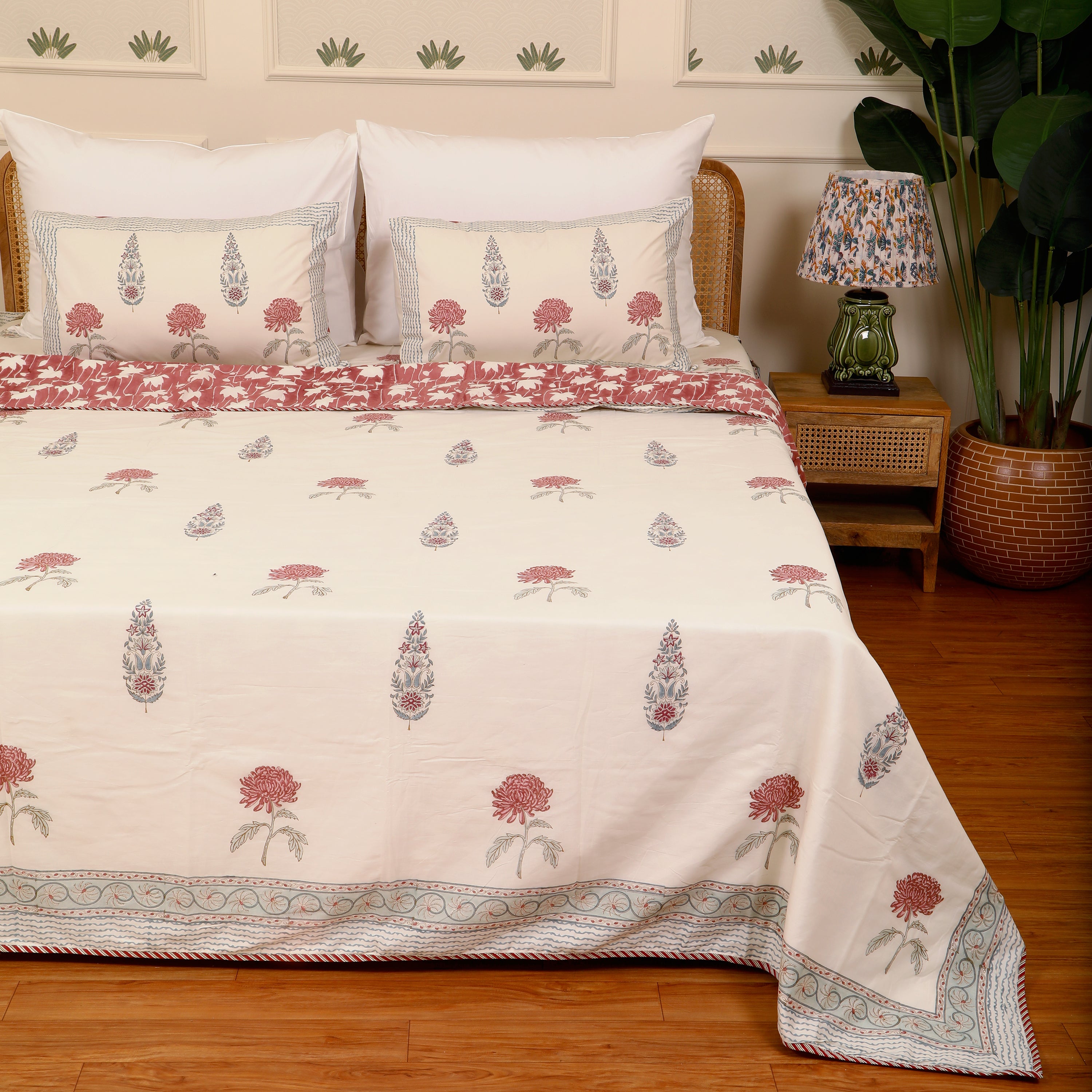 Ruby Woods Flannel Dohar King