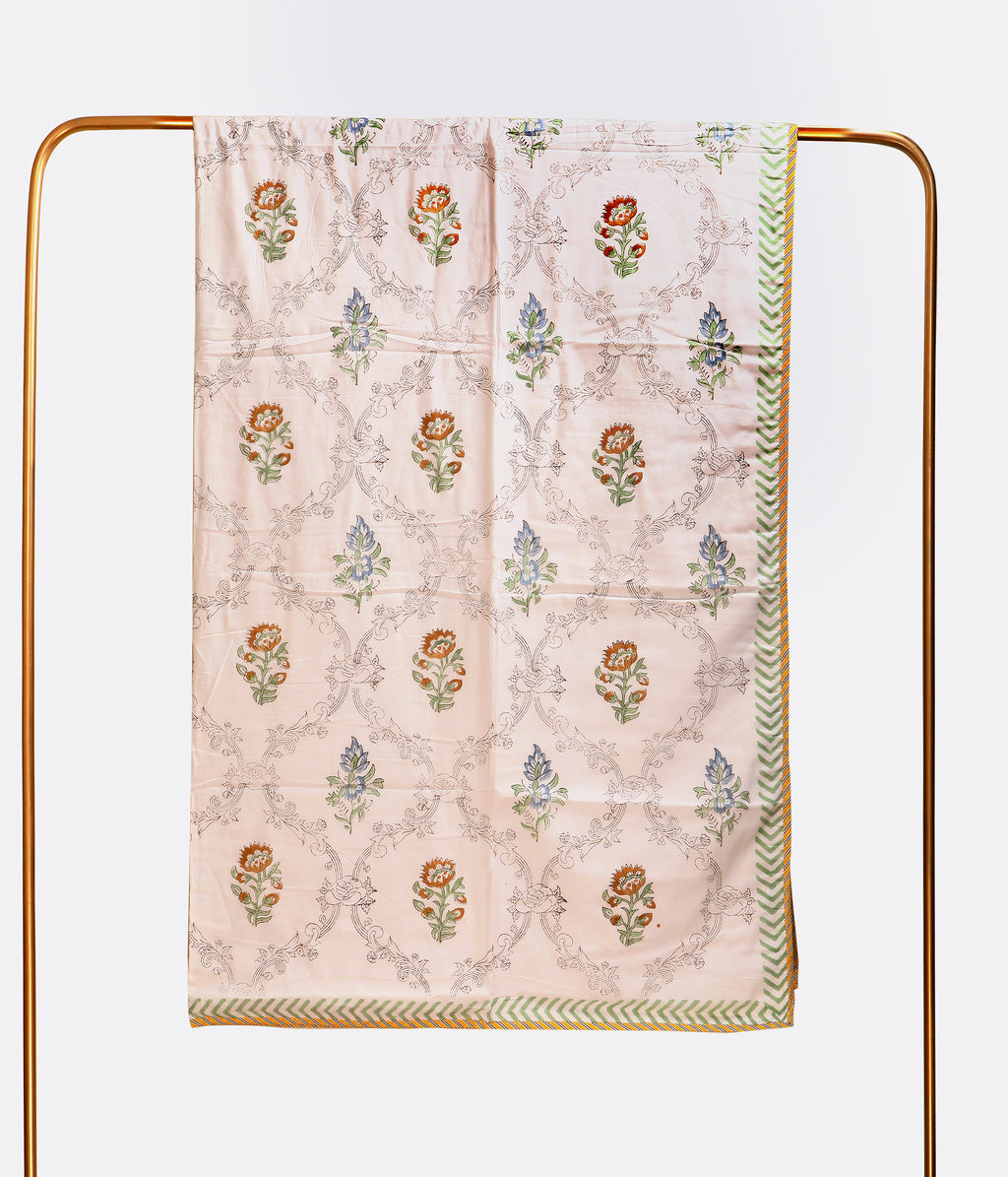 Sunlit Jaal Flannel Dohar King