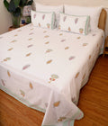 Palm and Pine Bedsheet King size Bedsheet with 2 pillow cover