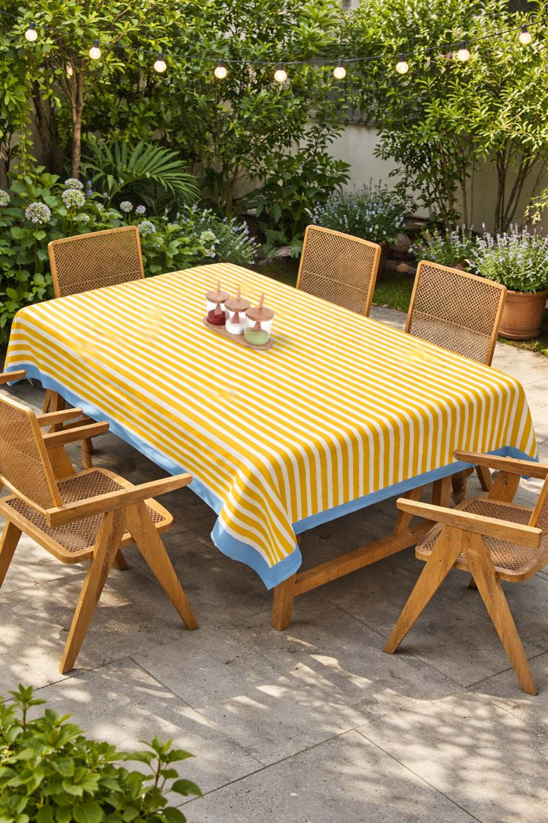 Summer Stripe Table Cloth
