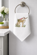 Deer & Dove Waffle Towel