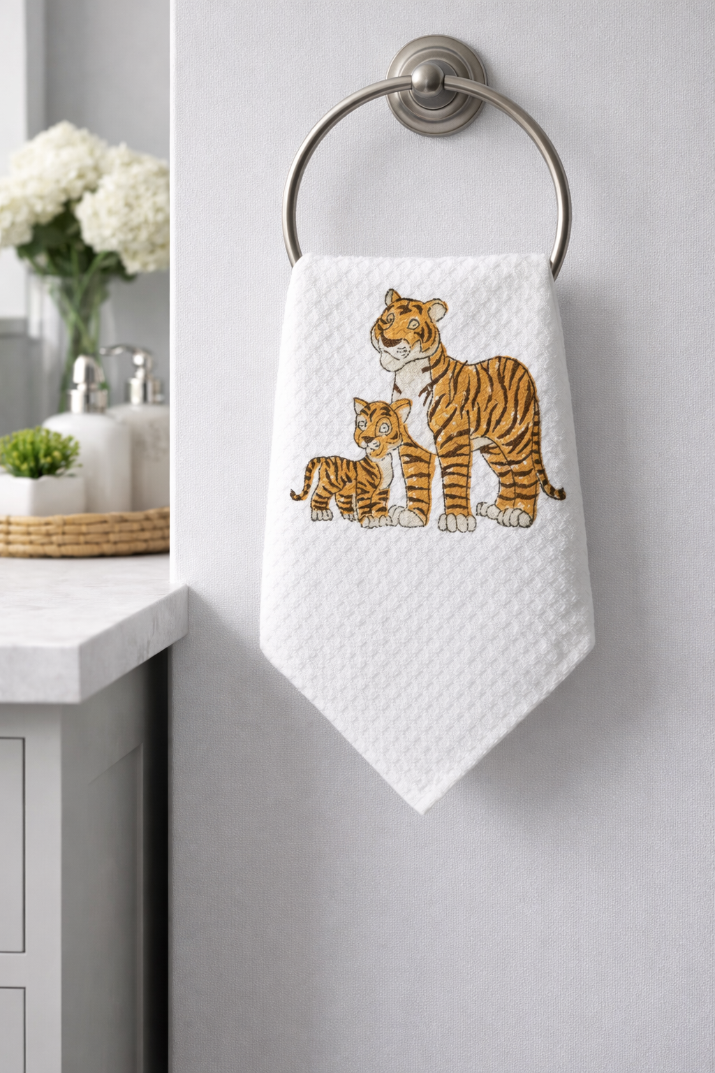 Little Roar Waffle Towel