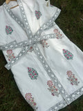 Chandni Wrap Handblock Bathrobe