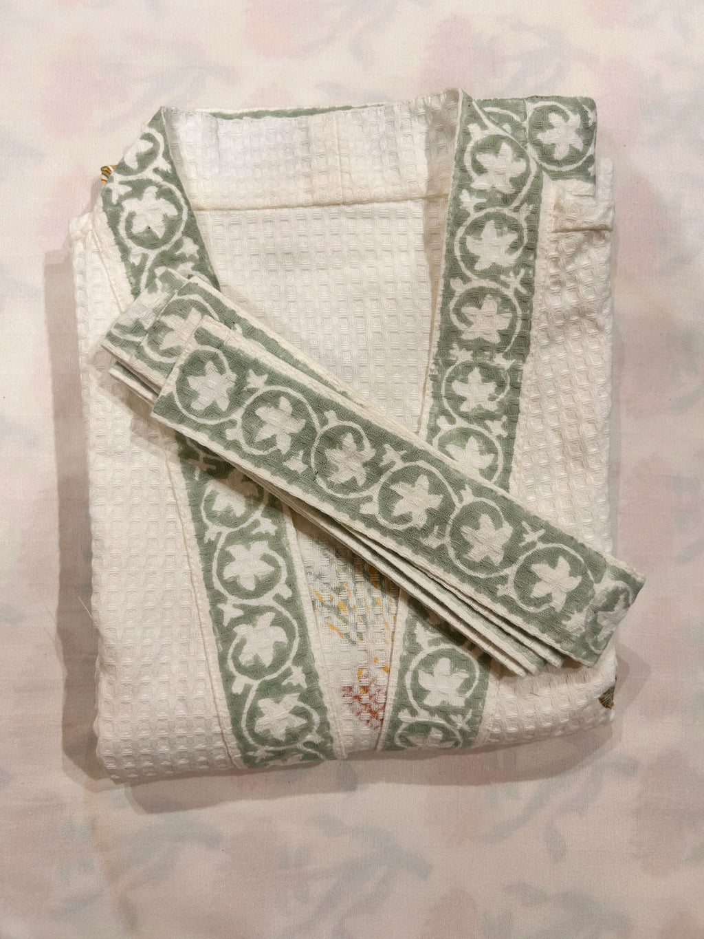 Falak Wrap Handblock Bathrobe