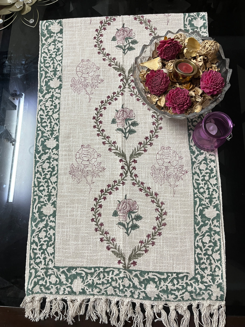 Bagh-e-Naaz Handloom Table Runner