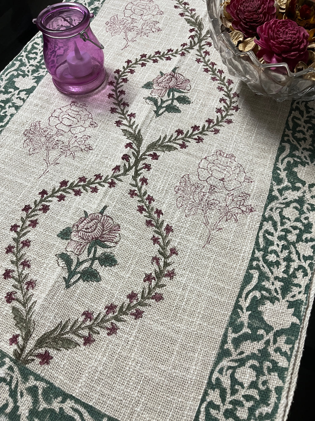 Bagh-e-Naaz Handloom Table Runner