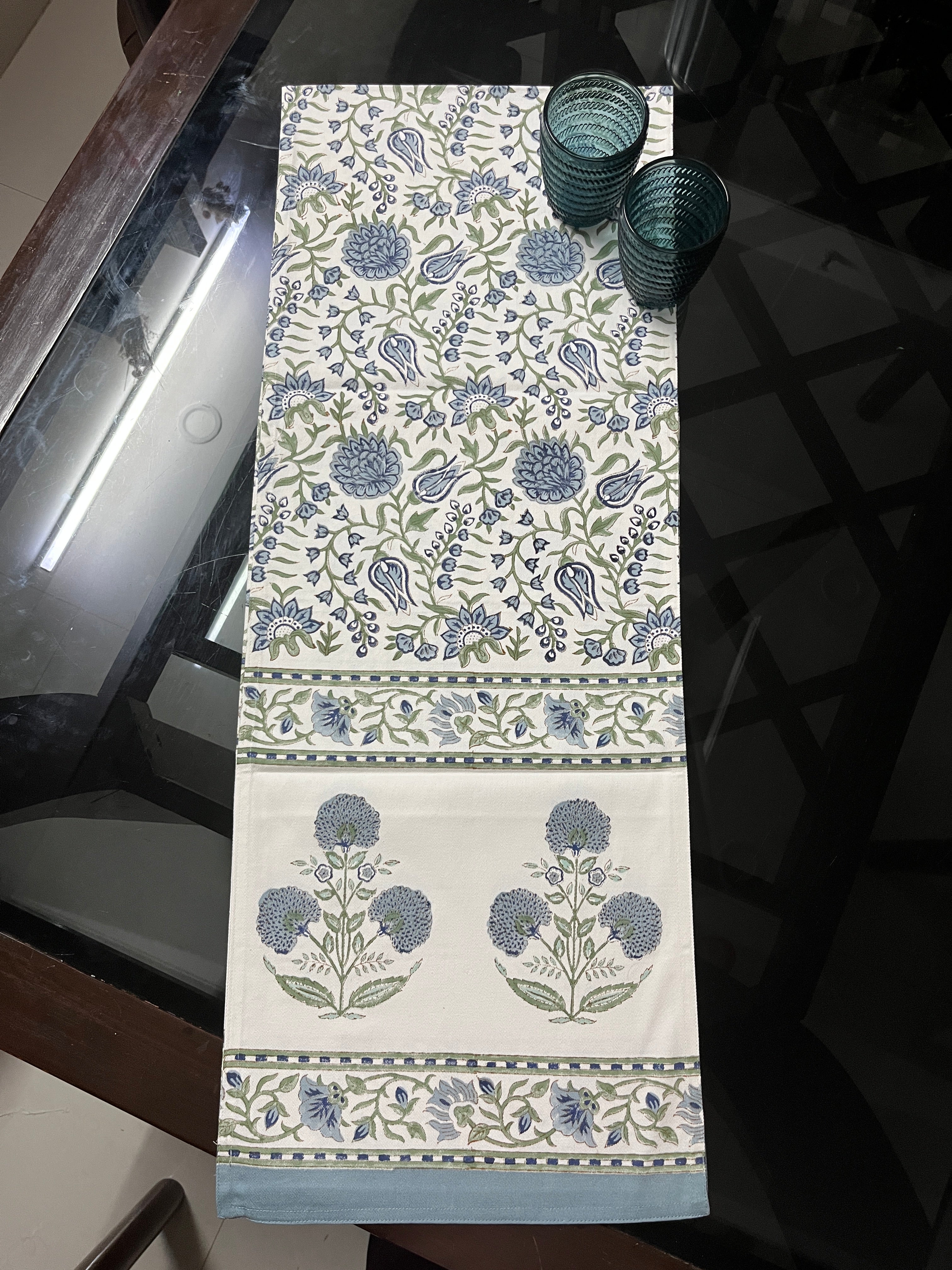 Neelbagh HandBlock Table Runner