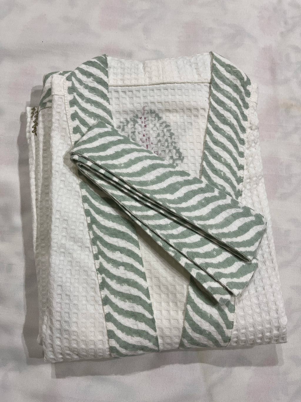 Mehak Wrap Handblock Bathrobe